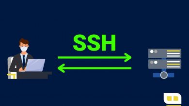 تصویر نحوه اتصال به SSH سرور لینوکس