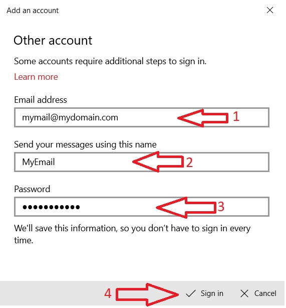 اتصال ایمیل سی پنل به mail