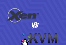 تصویر تفاوت های مجازی سازهای Xen و KVM